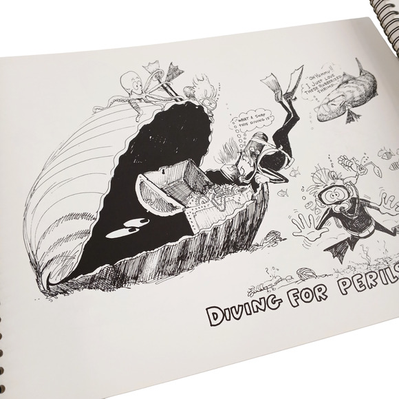 VTG The Snook Book Lot 1 & 2 by Jim Snook – Outdoor Sports Humor Cartoon Books - Picture 8 of 16